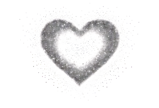 tiny representing textures human Heart out symbol Particles Glyph emotions