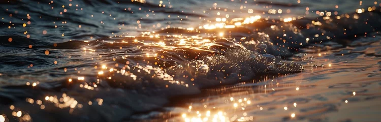 Foto auf Acrylglas beautiful reflections of sun over a sea © Ivana