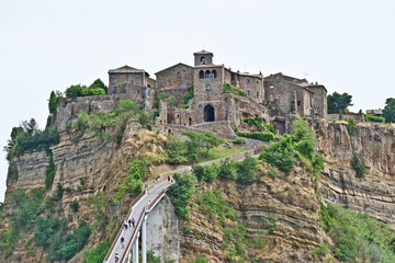 Civita di Bagnoregio, panorama della città medievale - Viterbo, Tuscia Lazio