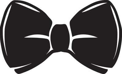 bow necktie icon vector symbol design illustration
