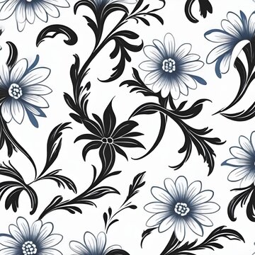 The Floral textile designs