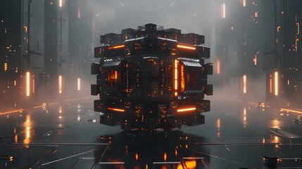 Digital Infrastructure: 3D Cybernetic Structure and Data Interconnection