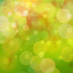 Obraz premium Green bokeh background for banner, poster, Party, Anniversary, greetings, and various design works