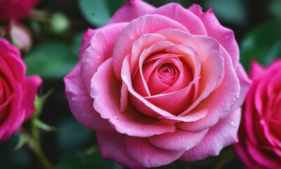 Soft dreamy sweet flowers for love romance background