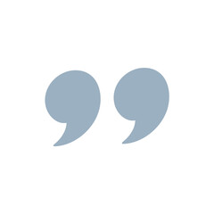 Hand drawn quotes icon