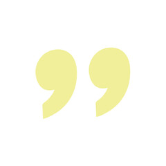 Hand drawn quotes icon