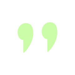 Hand drawn quotes icon