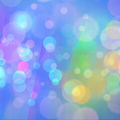 Blue bokeh background for banner, poster, Party, Anniversary, greetings, and various design works