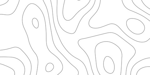 Abstract pattern with lines. Background of the topographic map. Elevation contouring outline cartography texture. Geographic abstract grid. Futuristic wireframe landscape background - obrazy, fototapety, plakaty