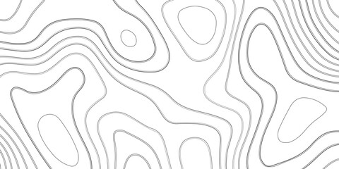 Abstract pattern with lines. Background of the topographic map. Elevation contouring outline cartography texture. Geographic abstract grid. Futuristic wireframe landscape background. - obrazy, fototapety, plakaty