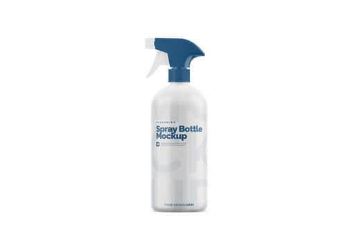 Spray Bottle Mockup