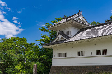 Naklejka premium 仙台城 大手門脇櫓