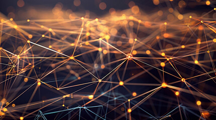 Fototapeta premium Abstract Visualization of AI Algorithms and Neural Networks
