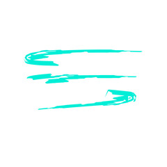 Turquoise Green Brush Stroke