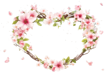 greeting on shape flower apple signboard shop beauty day labels frame cherry tree branches Decorative flowers birthday heart mother�s salon floral abstract card pattern Background Vector