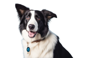 happy dog background collie blue studio pet border holding male animal white wave portrait canino paw funny domestic cute trick mammal puppy adult purebred sitting bye breed humor adieu expression