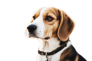white background dog beagle animal themes canino cut-out isolated on looking mammal one studio shot vertebrate adorable attentive brown cute doggy domestic up obedient pedigree pet portrait purebred