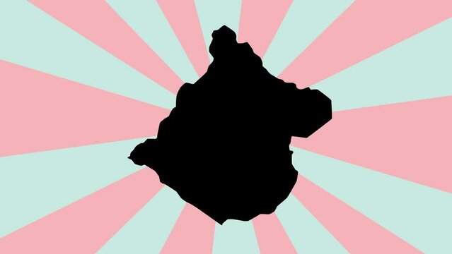 map of Tacna in peru with rotating background