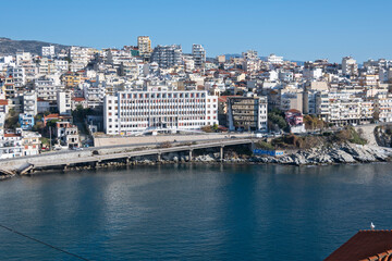 Obraz premium The Old town of city of Kavala, Greece