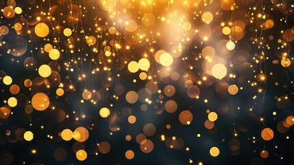 Fototapeta na wymiar Abstract bokeh lights with soft light backgrounds can use textures, wallpapers and backgrounds for weddings, Christmas and New Year backgrounds with champagne. Bokeh with copy space for text.