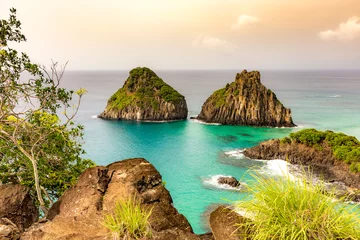 Rideaux occultants Baia do Sancho, Fernando de Noronha Fernando de Noronha, Brazil. Website Banner