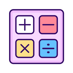 Icon summary of educational activities pack