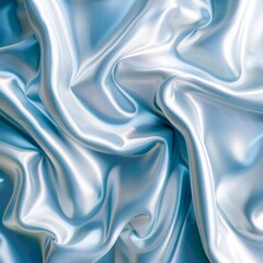 Fototapeta premium Close Up View of White Fabric. Generative AI