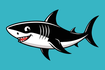 Vector Design of a Shark 