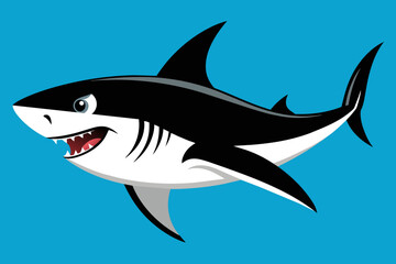 Fototapeta premium Vector Design of a Shark 