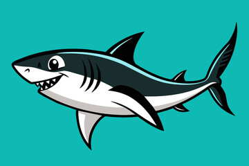 Obraz premium Vector Design of a Shark 
