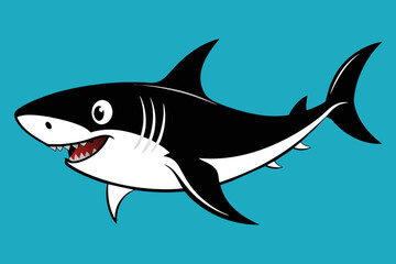 Vector Design of a Shark 