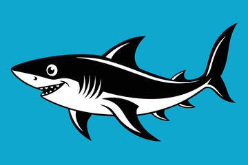 Vector Design of a Shark 