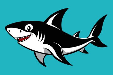 Fototapeta premium Vector Design of a Shark 
