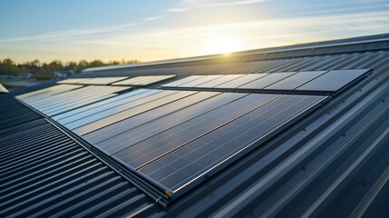 Solar Panel on House Roof