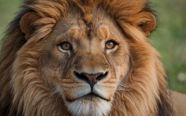 Close-up Photography of Brown Lion.