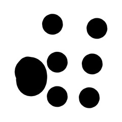 Abstract Dotted Shape