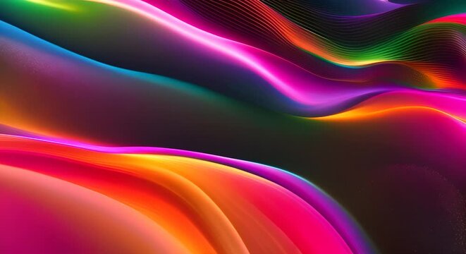sfondo video astratto animazione di colori diversi , gradiente fluido multicolore, colori che si mescolano in loop, sfondo astratto minimalista, onde di colore