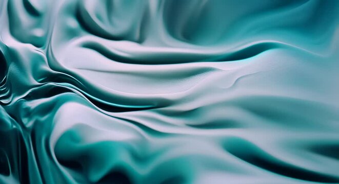 Animazione astratta fluida di colore blu, Il blu- azzurro  si muove in onde sinuose e crea un effetto rilassante e calmante