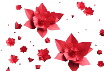 place background posterd red illustration Happy Eps flowers vector Mother's dark text origami your Day March 8 Typographic Pattern Spring Design