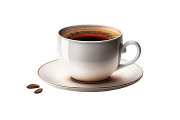 Obraz premium coffee cup isolated on white