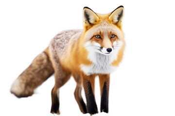 white vulpes front fox 4 red old years background standing isolated on vertebrate studio shot mouth open one animal mammal full-length cut-out indoor wild no people themes wildlife creature tongue