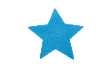 Obraz premium blue star isolated