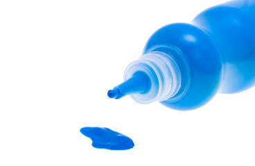 blue paint isolated
