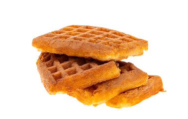 biscuit waffles isolated
