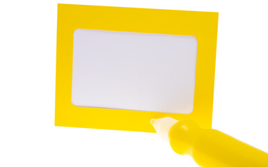 paper colored frames isolated