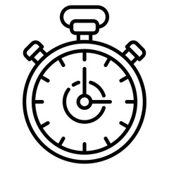 Obraz premium Stopwatch Icon For Design Elements