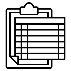 Scorecard Icon For Design Elements