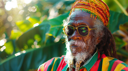colorido legado ancestral Rastafari - obrazy, fototapety, plakaty