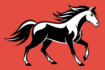 Obraz premium Vector Design of a horse 