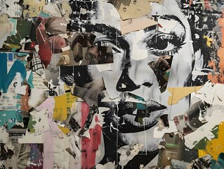 Expressive Cultural Collage Exploring Trends Through Fragmented Visuals
